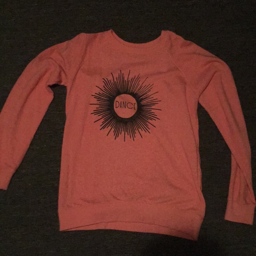 Broadway Dance Center pink sweater